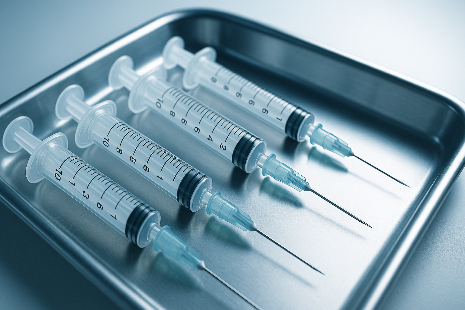 Injekční jehly a stříkačky