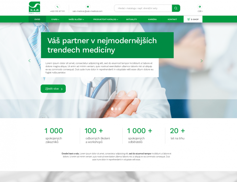 Web a e-shop v novém kabátě