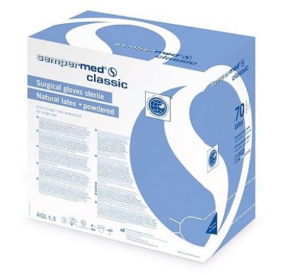 SEMPERMED CLASSIC, S PUDREM, STERILNÍ, 70 párů
