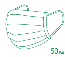 Ústenka - s gumičkou, 50 ks