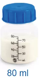 Kojenecká láhev se šroubovacím víčkem, 80ml - 42 ks