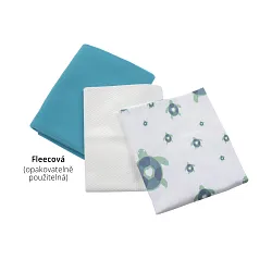 Koupací přikrývka TurtleTub Fleece, 25 ks